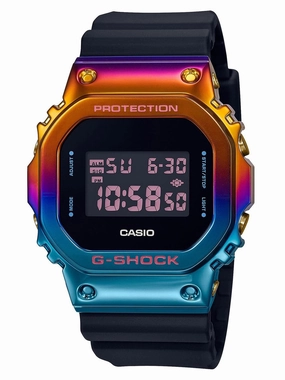 Casio G-Shock SHANGHAI NIGHTS Ion Rainbow Plated Watch GM-5600SN-1