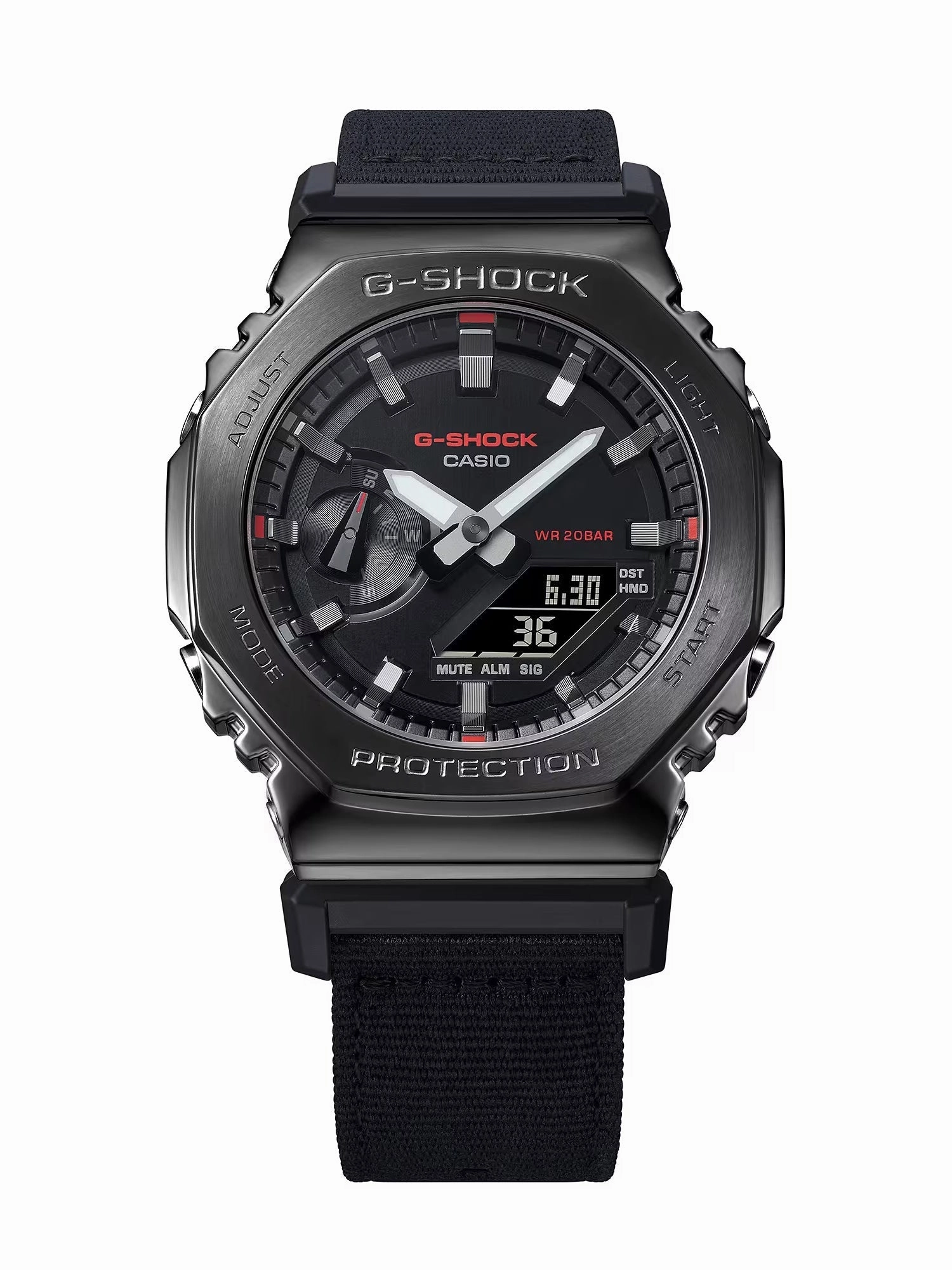 Casio G-Shock UTILITY METAL Mens All Black Analog-Digital Watch GM2100CB-1A