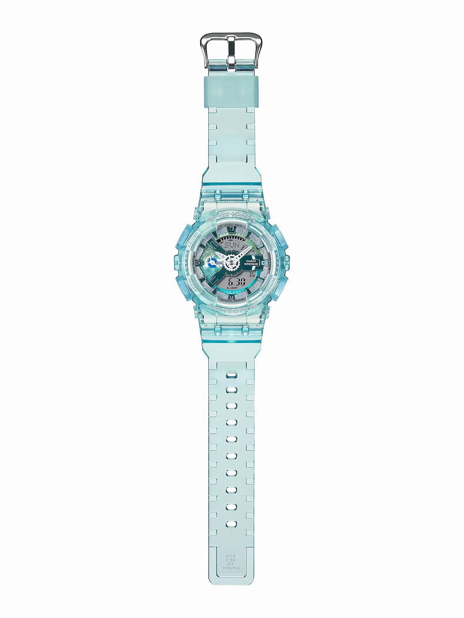 Casio G-Shock VIRTUAL WORLD Womens Blue Ana-Digi Watch GMAS110VW-2A