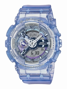 Casio G-Shock VIRTUAL WORLD Womens Purple Ana-Digi Watch GMAS110VW-6A