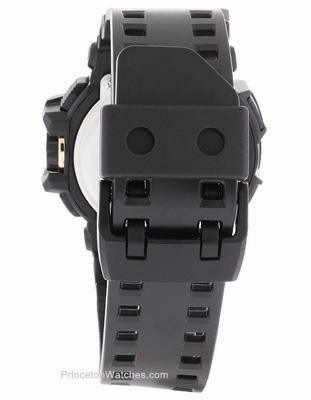 Casio G-Shock Watch - Black Case & Strap - Gold-Tone Accents - 200m - Stopwatch