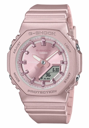 Casio G-shock Women GMA-P2100ST-4A Digital Analog Rubber Strap Watch for Women