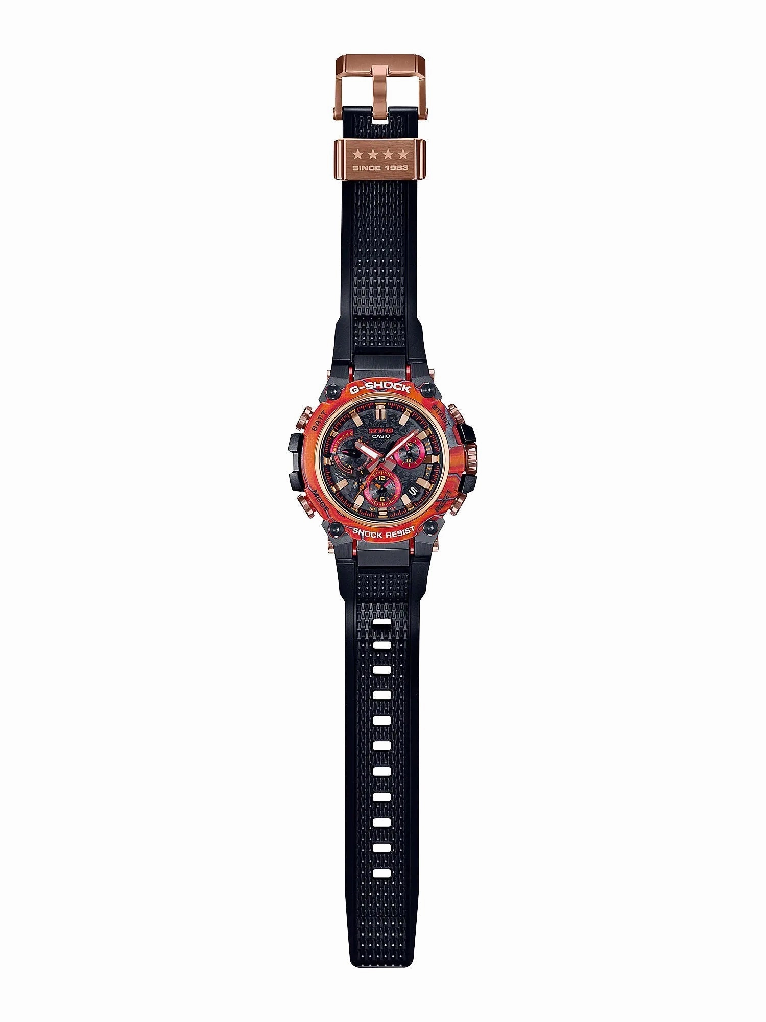 Casio G-Shock x Eric Haze SOLAR FLARE RED 40th Annversary Watch MTGB3000FR-1A