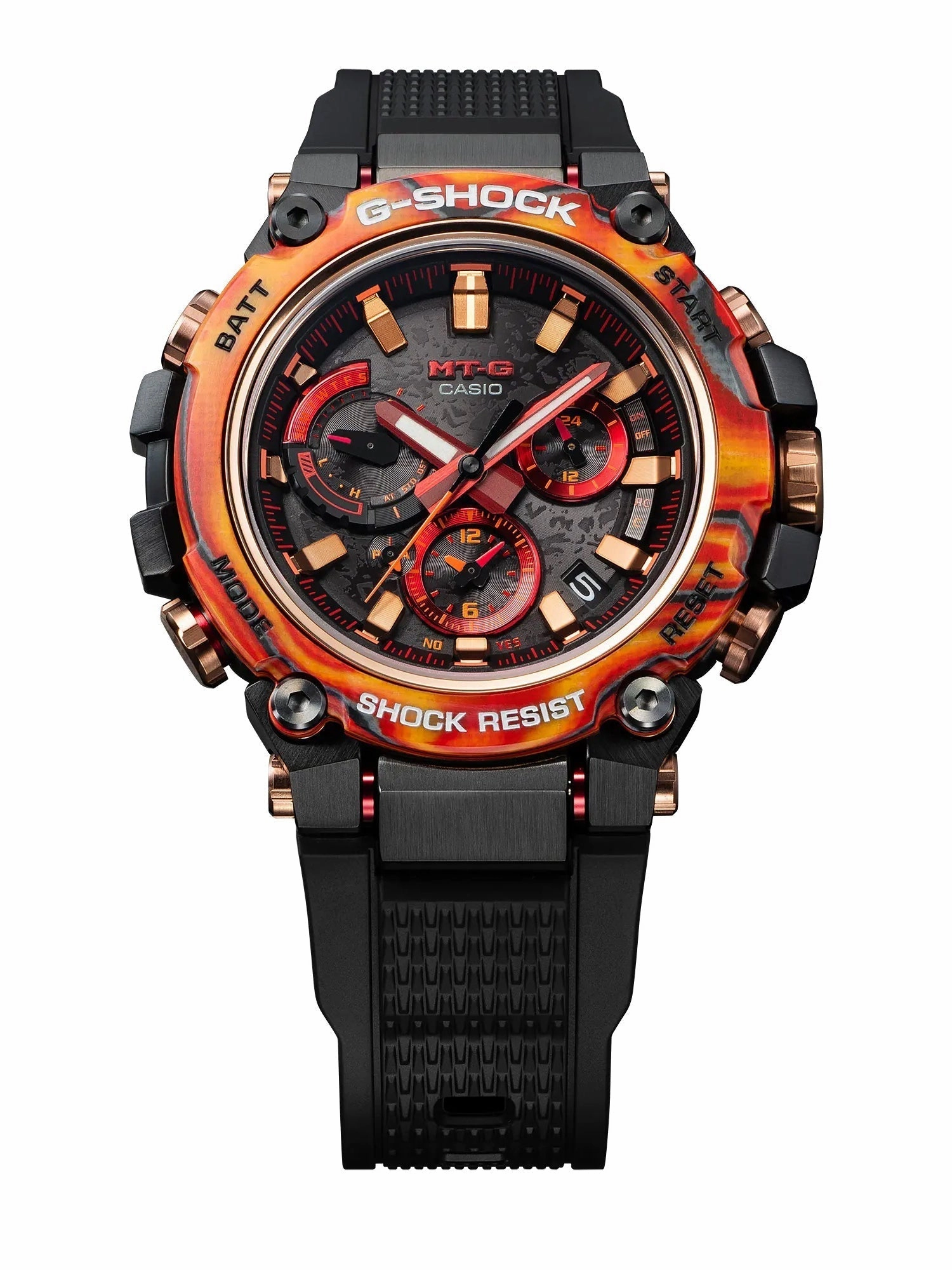 Casio G-Shock x Eric Haze SOLAR FLARE RED 40th Annversary Watch MTGB3000FR-1A