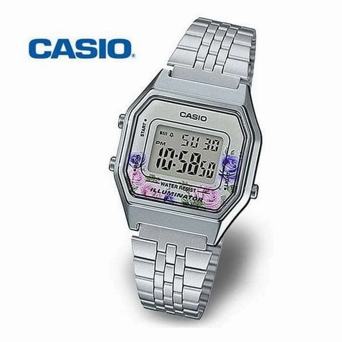 Casio LA680WA-4C Silver Stainless Watch for Women