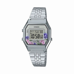Casio LA680WA-4C Silver Stainless Watch for Women
