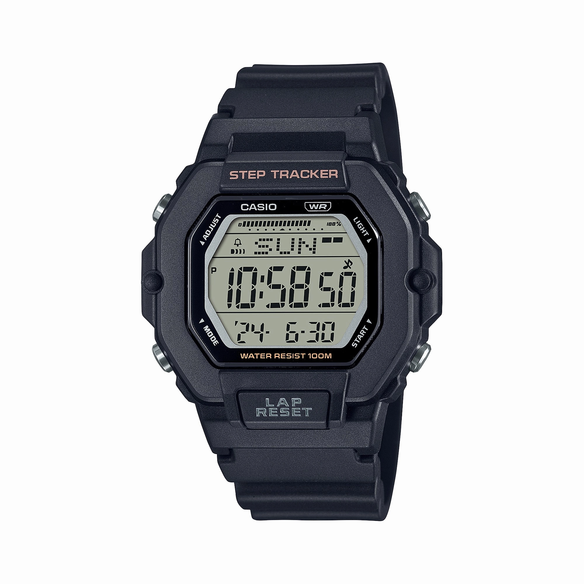Casio Ladies' Sports Step Tracker Watch LWS2200H-1A LWS-2200H-1A [Kids]