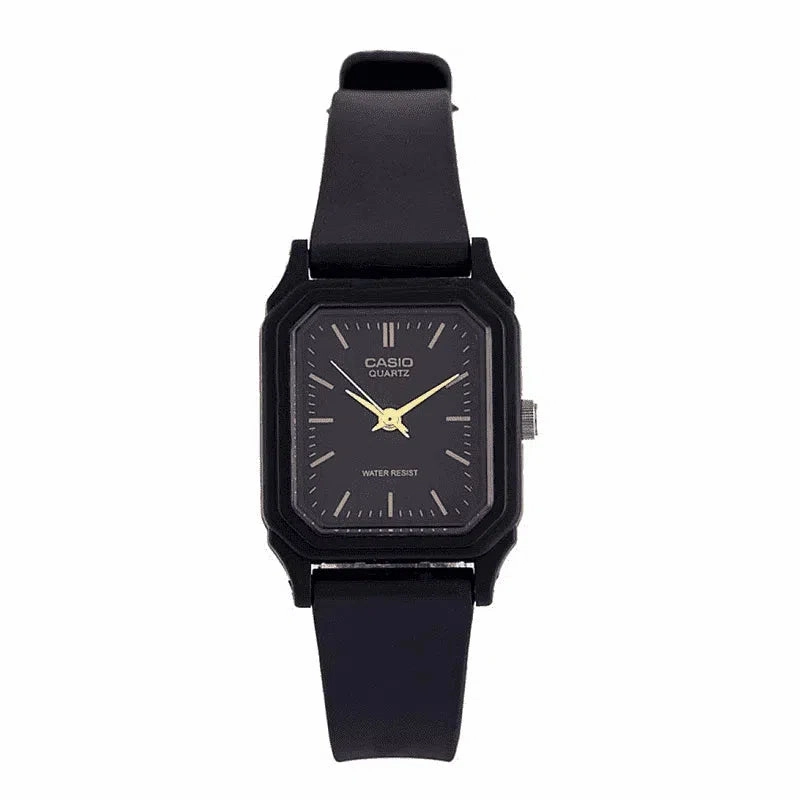 Casio LQ-142-1EDF Black Rubber Strap Watch for Women