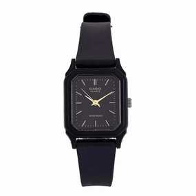 Casio LQ-142-1EDF Black Rubber Strap Watch for Women