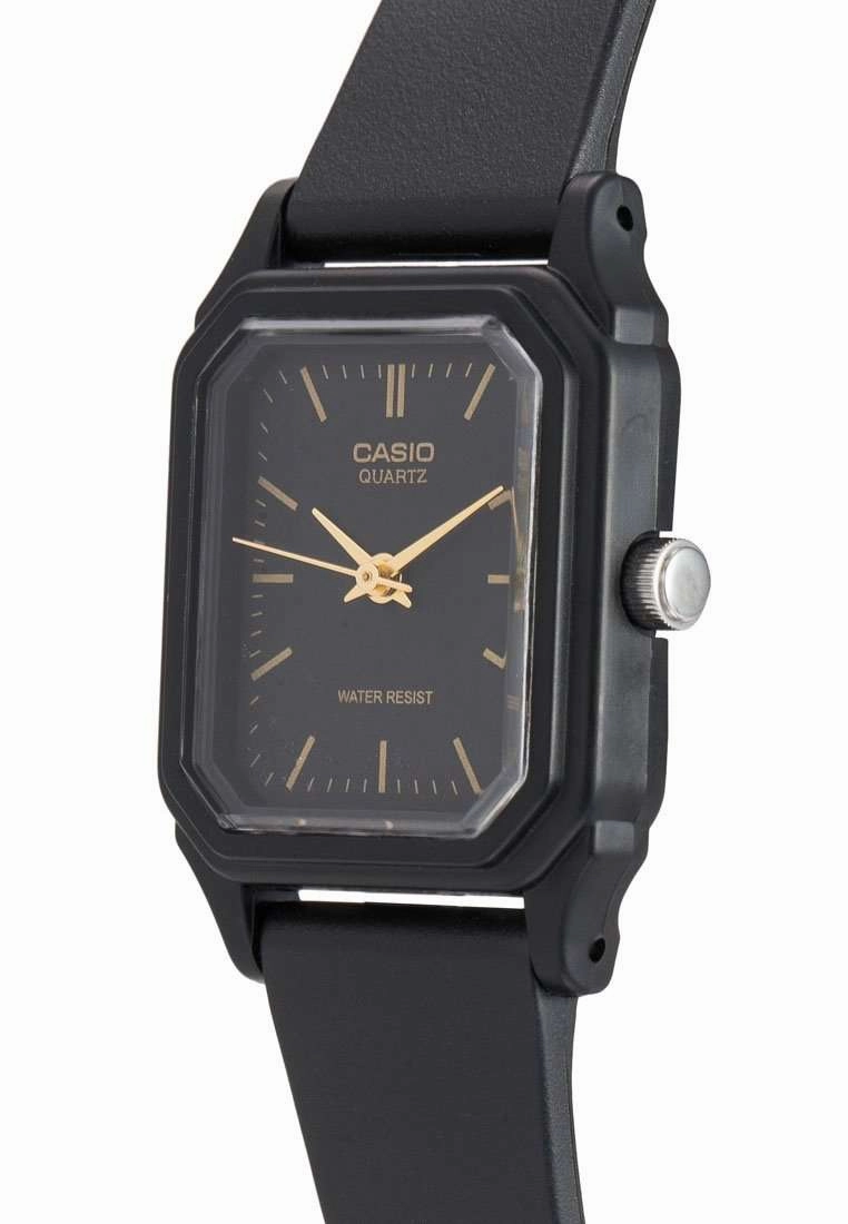 Casio LQ-142-1EDF Black Rubber Strap Watch for Women