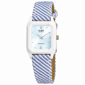 Casio LQ-142LB-2A2DF Blue Leather Strap Watch for Women