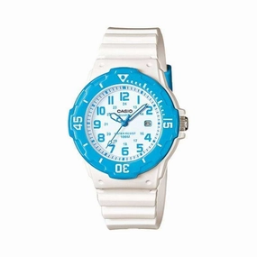 Casio LRW-200H-2B White Resin Strap Watch for Women