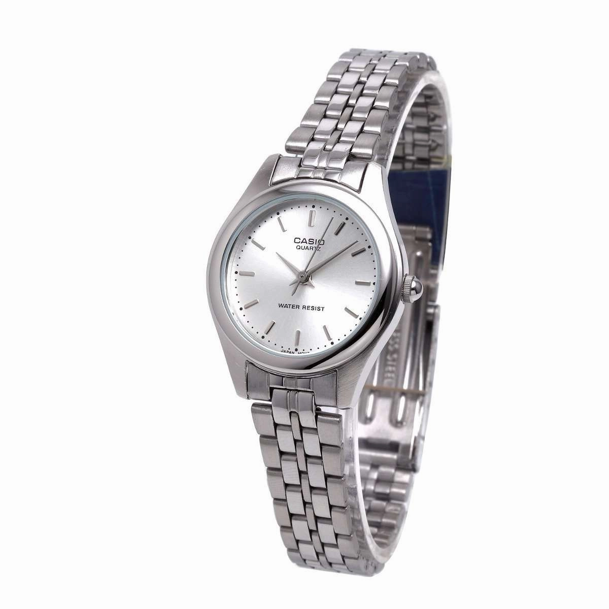 Casio LTP-1129A-7ARDF Silver Stainless Steel Strap Watch for Women