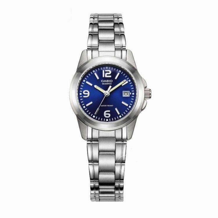 Casio LTP-1215A-2ADF Silver Stainless Steel Strap Watch for Women