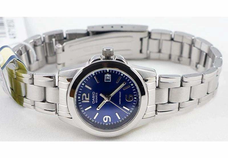 Casio LTP-1215A-2ADF Silver Stainless Steel Strap Watch for Women