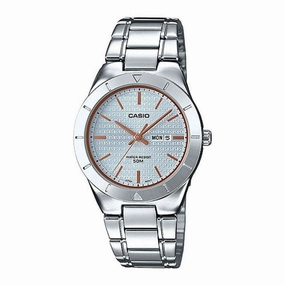 Casio LTP-1410D-2A Silver Stainless Watch for Women