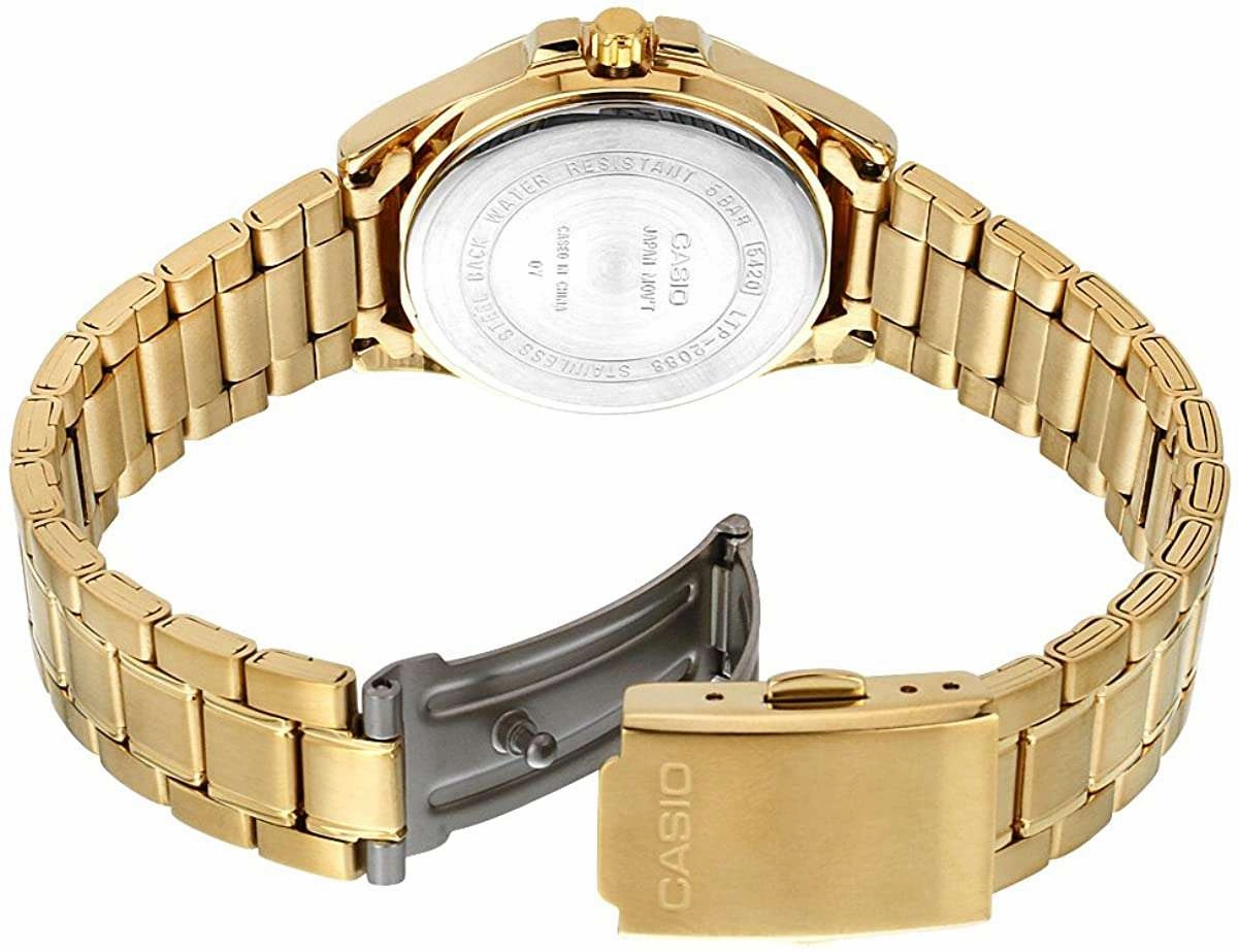 Casio LTP-2088G-9A Gold Stainless Watch for Women