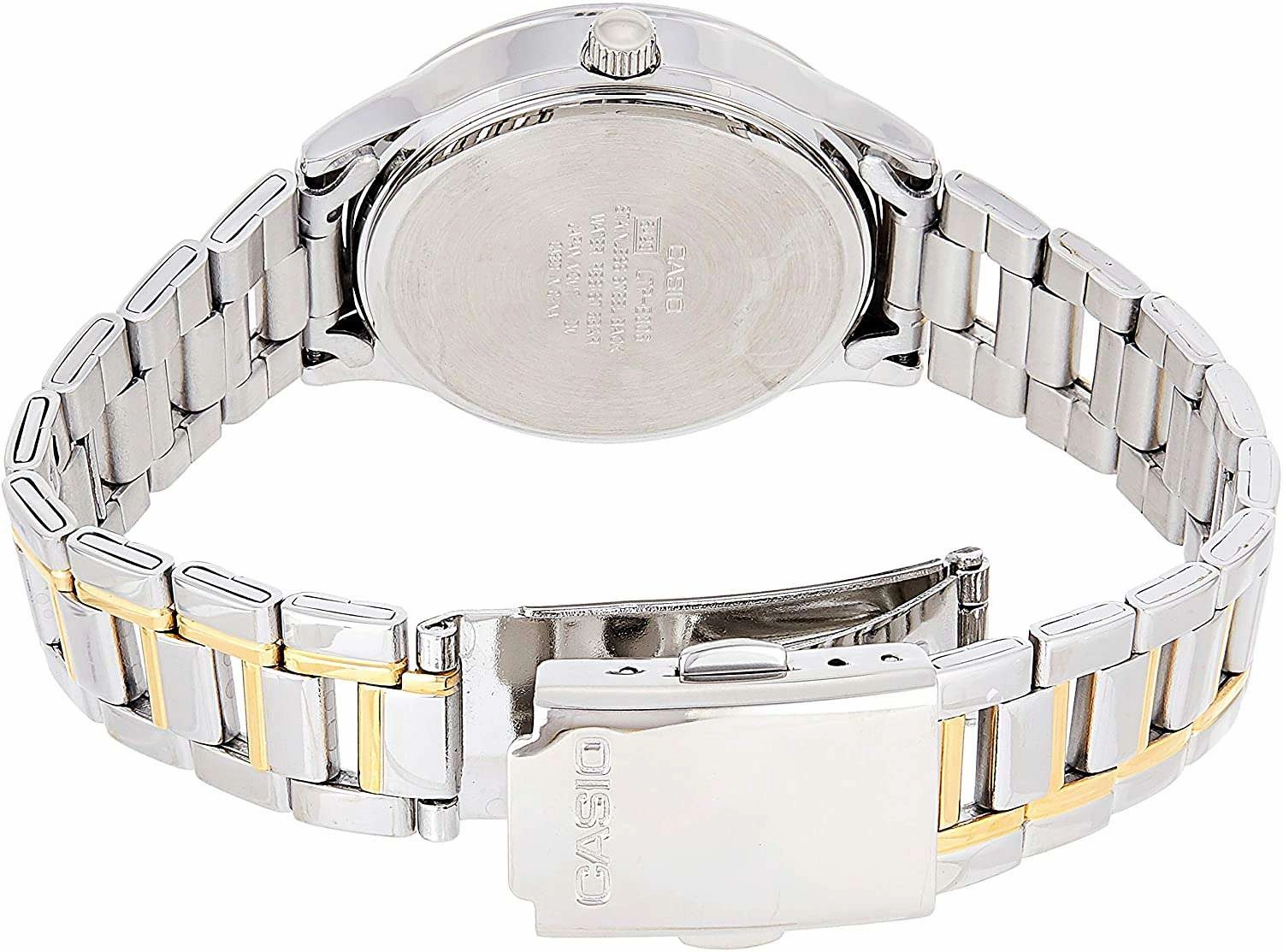 Casio LTP-E306SG-1AVDF Two-Toned Stainless Watch for Women