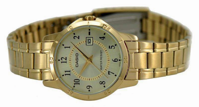 Casio LTP-V004G-9B Gold Stainless Watch for Women