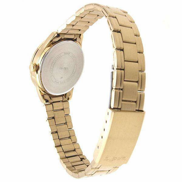 Casio LTP-V005G-7A Gold Stainless Steel Strap Watch for Women