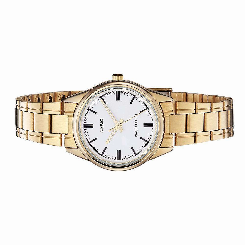 Casio LTP-V005G-7A Gold Stainless Steel Strap Watch for Women