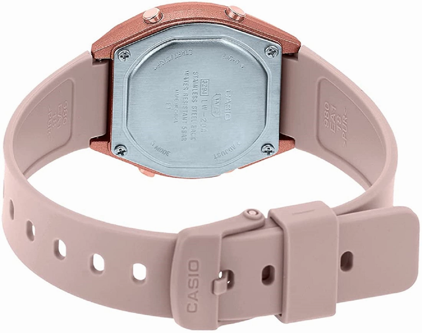 Casio LW-204-4ADFBeige Resin strap Watch for Women