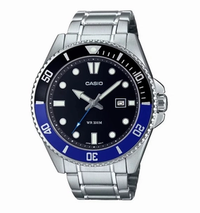 Casio MDV-107D-1A2 Rolex BATMAN 44m Budget-Friendly Alternative