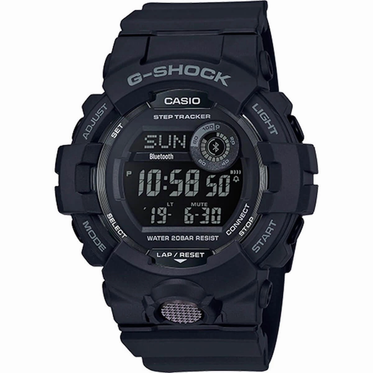 Casio Men's Ana-Digi Watch - G-Shock G-Squad Black Dial Resin Strap | GBD800-1B