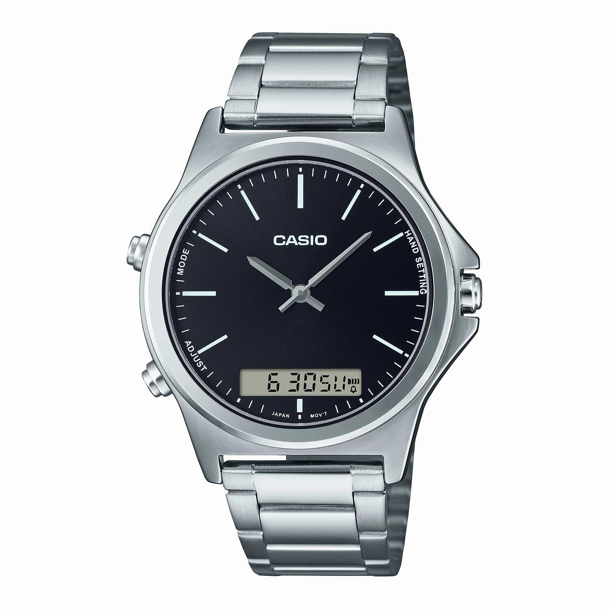 Casio Men's Analog-Digital Dual Time Watch MTPVC01D-1E MTP-VC01D-1E