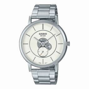 Casio Men's Analog Stainless Steel Band Watch MTPB130D-7A MTP-B130D-7A