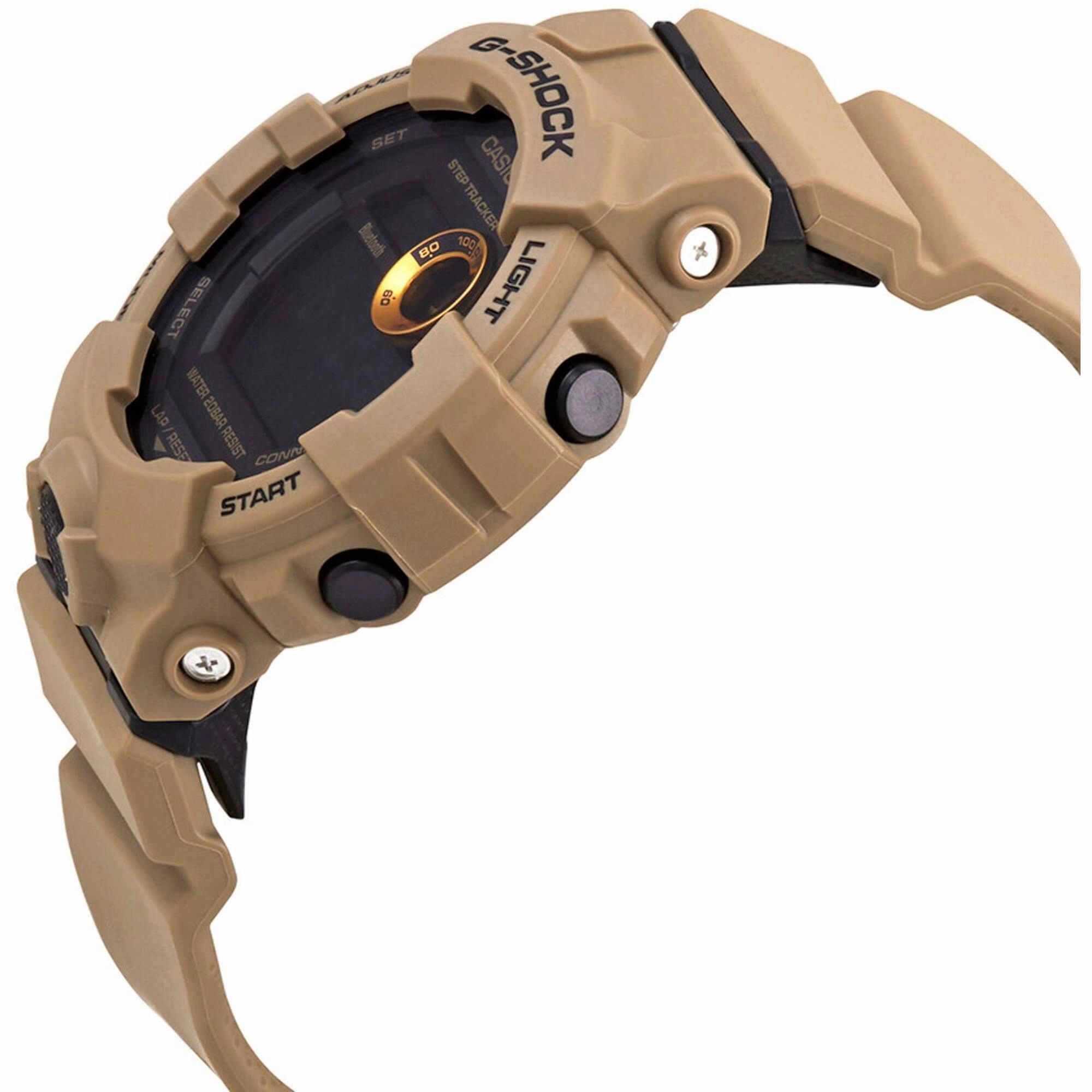Casio Men's Digital Watch - G-Shock G-Squad 800 Series Brown Resin Strap | GBD800UC-5