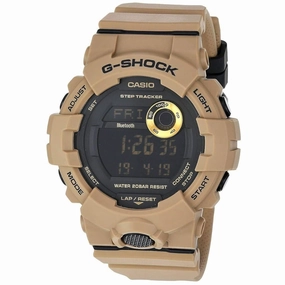 Casio Men's Digital Watch - G-Shock G-Squad 800 Series Brown Resin Strap | GBD800UC-5