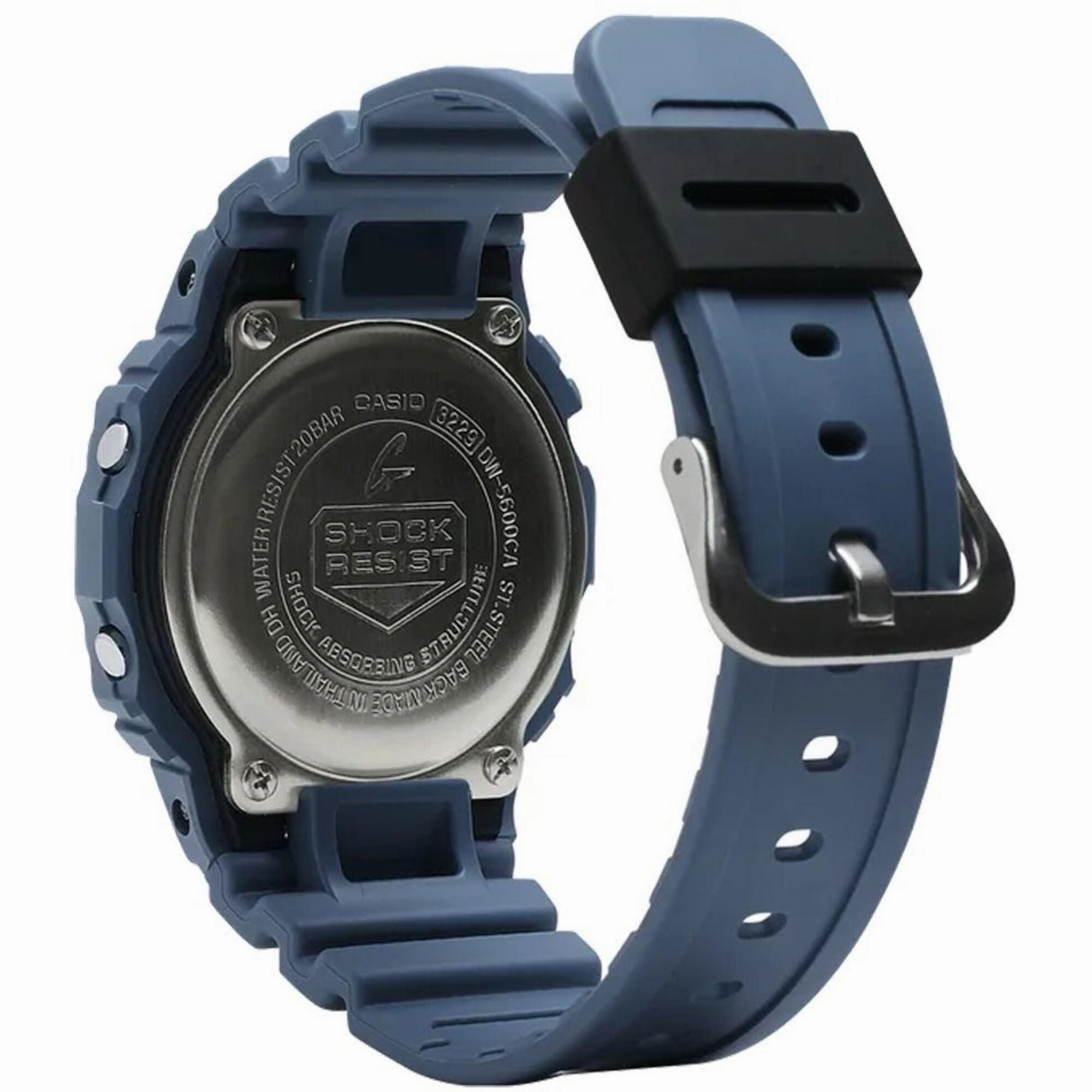 Casio Men's Digital Watch - G-Shock Quartz Black and Camo Dial Strap | DW5600CA-2