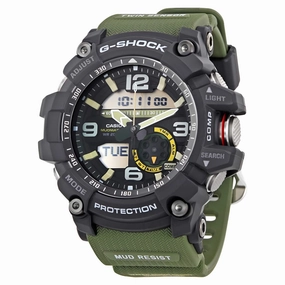 Casio Men's G-Shock Mudmaster Green Resin Strap World Time | GG1000-1A3