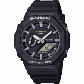Casio Men's Watch - G-Shock Chrono Black and Grey Dial Analog-Digital | GA2100RL-1A