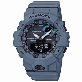 Casio Men's Watch - G-Shock G-Squad Blue Resin Strap Analog-Digital | GBA800UC-2A