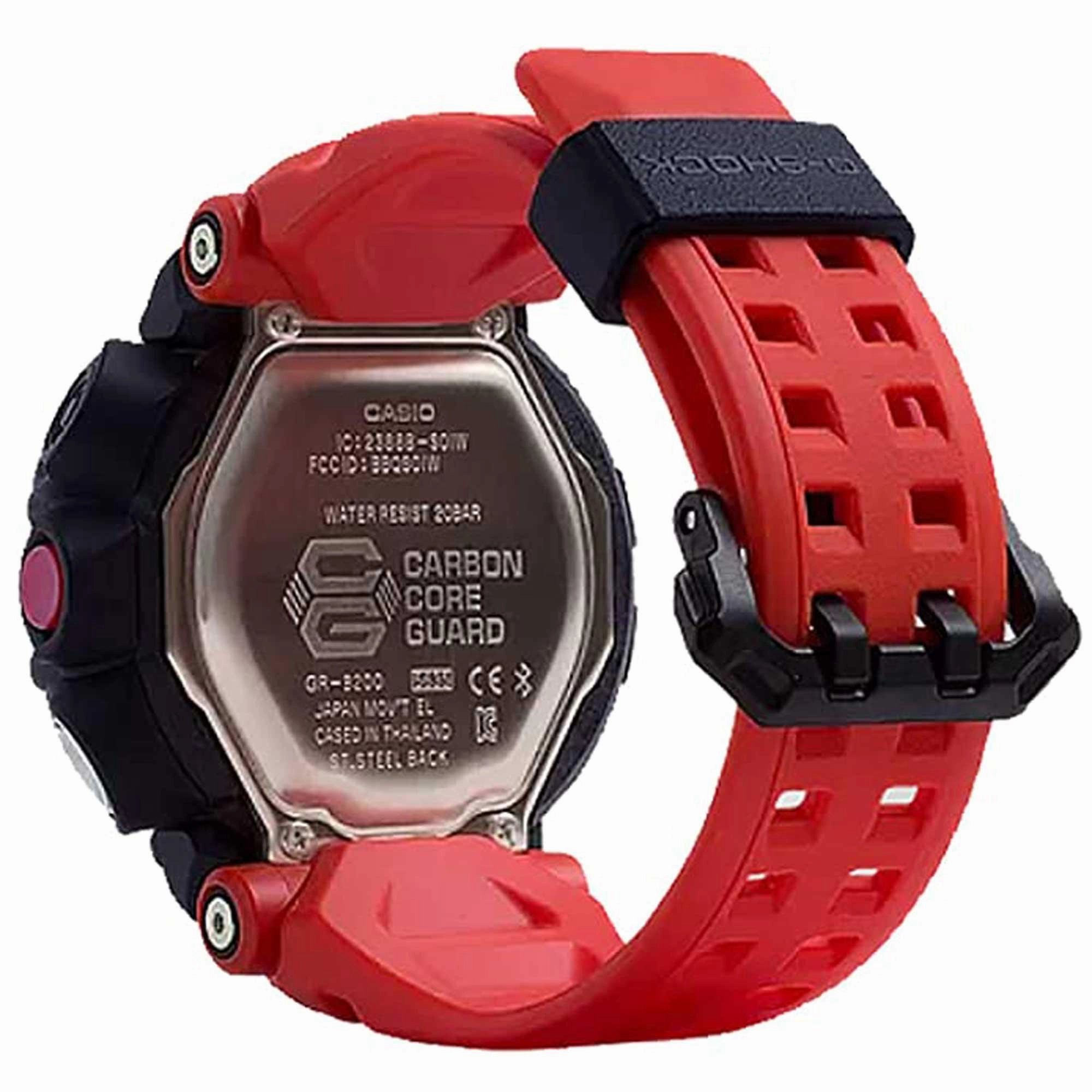 Casio Men's Watch - G-Shock Gravitymaster Black Ana-Digi Dial Resin Strap | GRB200-1A9