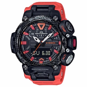 Casio Men's Watch - G-Shock Gravitymaster Black Ana-Digi Dial Resin Strap | GRB200-1A9