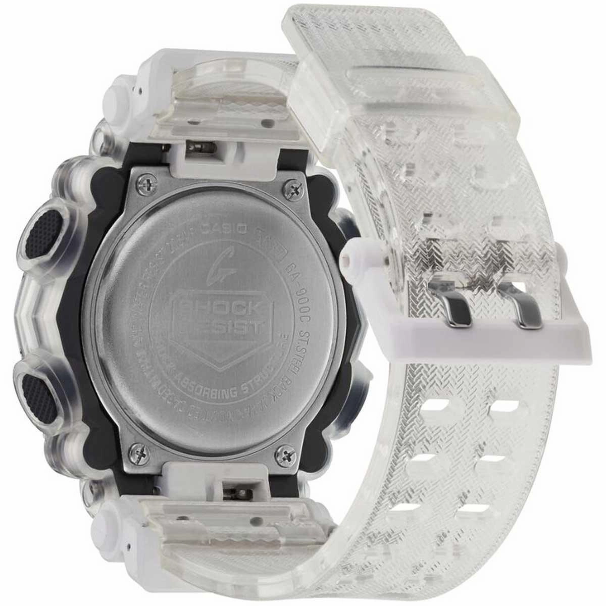 Casio Men's Watch - Sound Wave Alarm Black Analog Digital Dial Strap | GA900SKL-7A