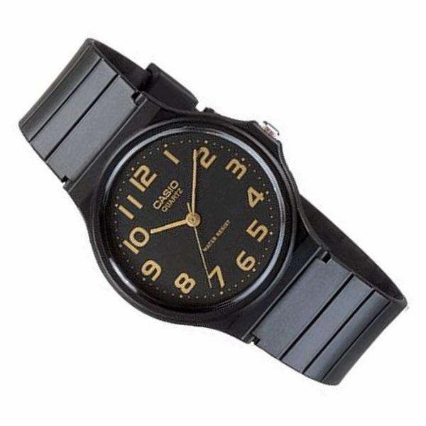 Casio MQ-24-1B2LDF Silicon Black Strap Watch for Men