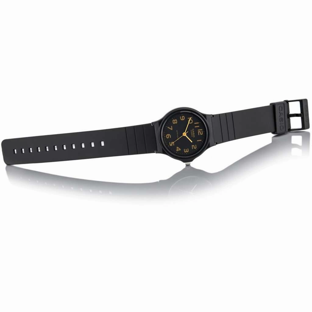 Casio MQ-24-1B2LDF Silicon Black Strap Watch for Men