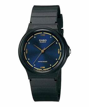 Casio MQ-76-2ALDF Analog Black Resin Strap Watch for Men