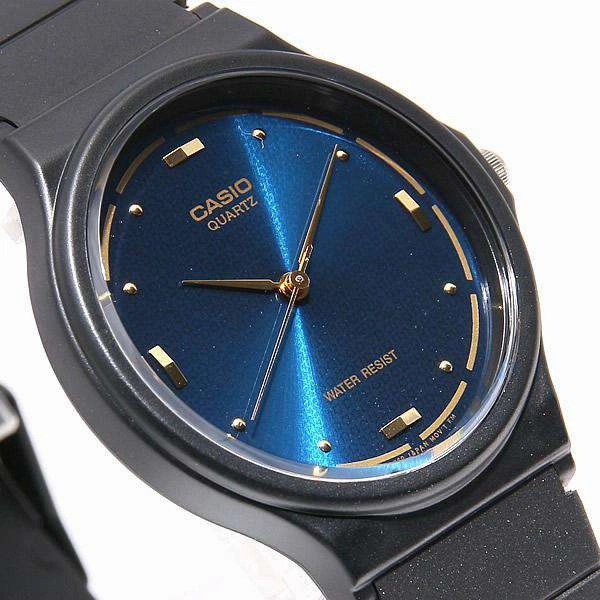 Casio MQ-76-2ALDF Analog Black Resin Strap Watch for Men