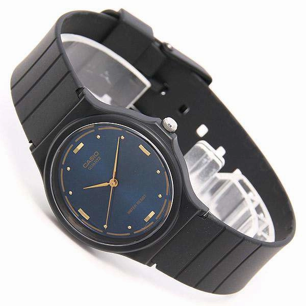 Casio MQ-76-2ALDF Analog Black Resin Strap Watch for Men