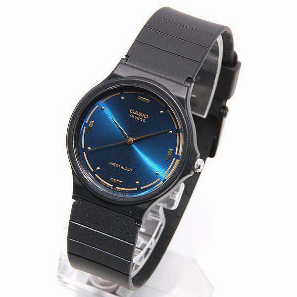 Casio MQ-76-2ALDF Analog Black Resin Strap Watch for Men