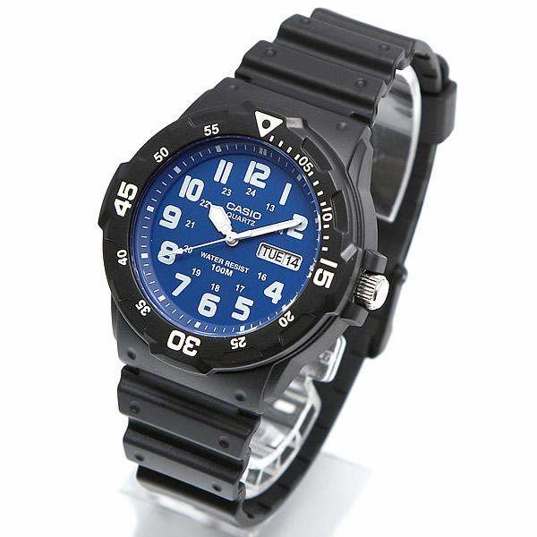 Casio MRW-200H-2B2VDF Analog Black Resin Strap Watch for Men