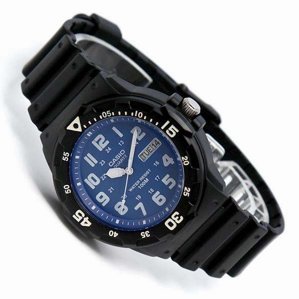 Casio MRW-200H-2B2VDF Analog Black Resin Strap Watch for Men