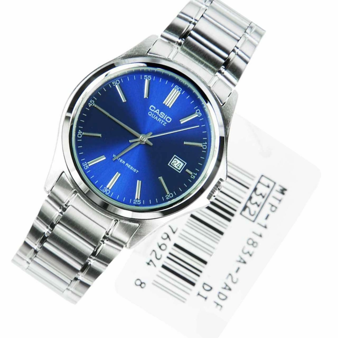 Casio MTP-1183A-2ADF Silver Stainless Steel Strap Watch for Men