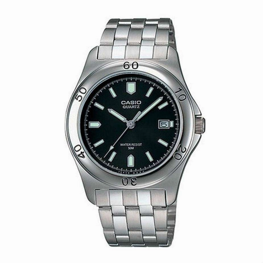 Casio MTP-1213A-1AVDF Silver Stainless Steel Strap Watch for Men