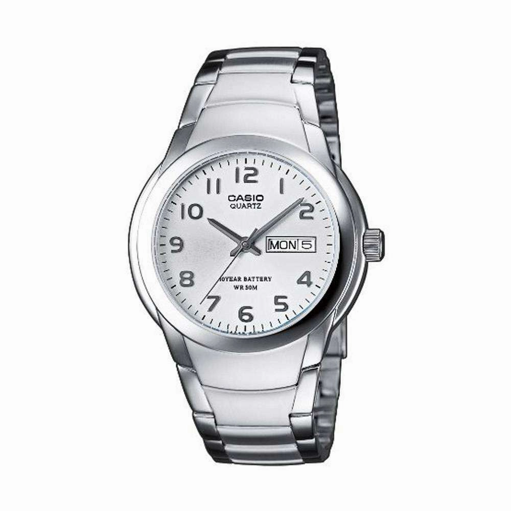 Casio MTP-1229D-7A Silver Stainless Steel Strap Watch for Men